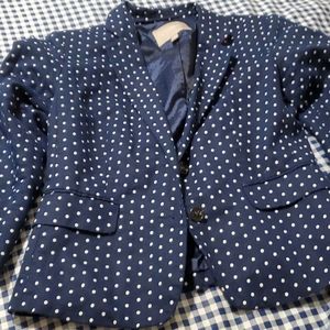 Polkadot Blazer Navy